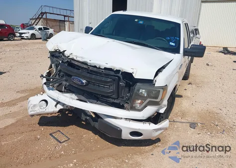 2013 Ford F150 Super Cab from USA, damaged, VIN 1FTFX1CF1DFB97971
